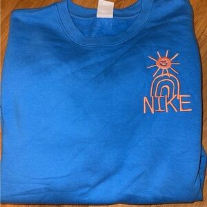 Nike blue Crewneck adult